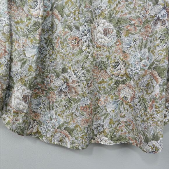 Vtg Bill Blass English Floral Shirt Sz L‎ Lace Trim Collar Long Sleeve Button Up - Picture 10 of 11